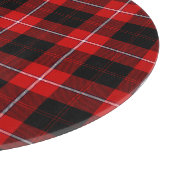 Planche À Découper Cunningham Tartan rouge noir (Coin)