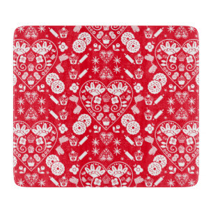 Planche À Découper Cupcake Baking Folk Art