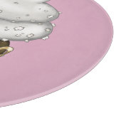 Planche À Découper Cupcake Fiançailles doux (Coin)