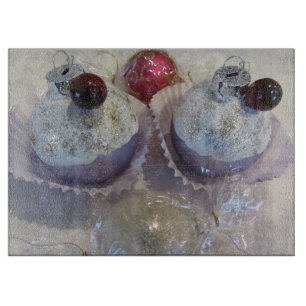 Planche À Découper Cupcakes de Noël