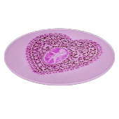 Planche À Découper CUPIDON DENTELLE COEUR EN FLEURS ROSES Saint-Valen (Coin)