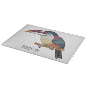 Planche À Découper Curl crested aracari bird cartoon (Coin)