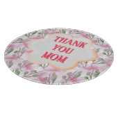 Planche À Découper Custom and Personalized watercolor floral pattern  (Coin)