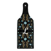 Planche À Découper Custom Blue Floral Folk Art charcuterie (Devant)