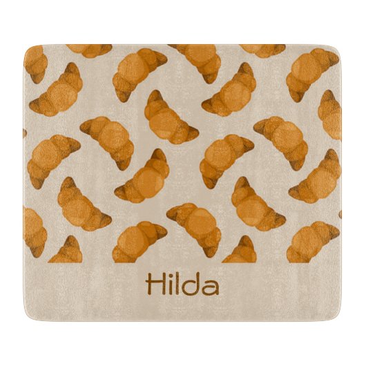 Planche À Découper Custom Brown Croissants (Devant)