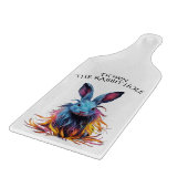 Planche À Découper Custom Down Rabbit Hole Blue Bunny (Coin)