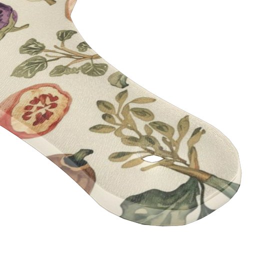 Planche À Découper Custom initials Fruits and vegetables pattern (Coin)