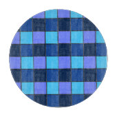 Planche À Découper Custom  Mosaic Tile & Pixel Grid Pattern (Devant)