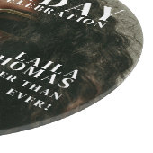 Planche À Découper Custom Photo Birthday Party Magazine Cover (Coin)