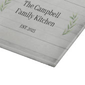 Planche À Découper Custom Rustic Farmhouse Family Kitchen Chopping (Coin)