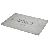 Planche À Découper Custom Rustic Farmhouse Family Kitchen Chopping (Coin)