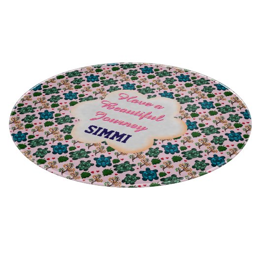 Planche À Découper Custom turtle pattern  (Coin)