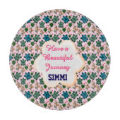 Planche À Découper Custom turtle pattern  (Devant)