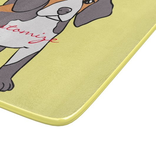 Planche À Découper Cute Beagle (Coin)