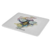 Planche À Découper Cute Bee And Rainbow Wash (Coin)