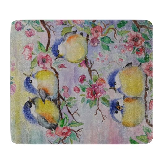 Planche À Découper Cute Birds Cutting Board (Devant)
