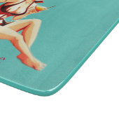 Planche À Découper Cute Blonde Martini Bikini Girl Thunder_Cove (Coin)