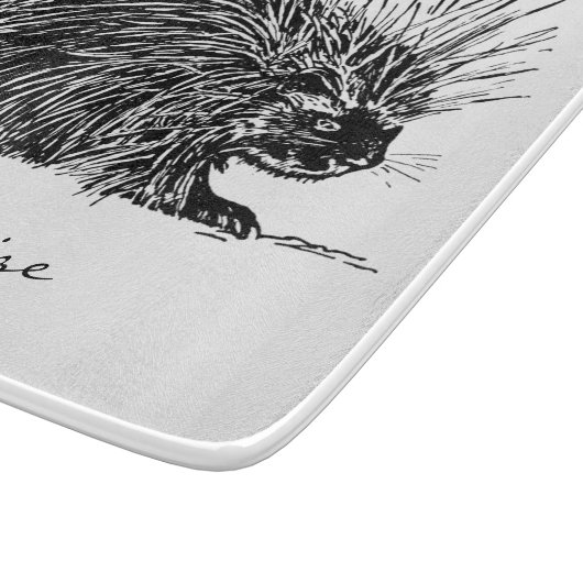 Planche À Découper Cute Bristly Hedgehog Thunder_Cove (Coin)