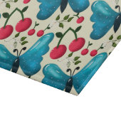 Planche À Découper Cute Cherry Butterfly Pattern, Glossy Kawaii Fruit (Coin)