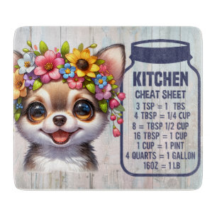 Planche À Découper Cute Chihuahua Chien Chiot/Cuisine