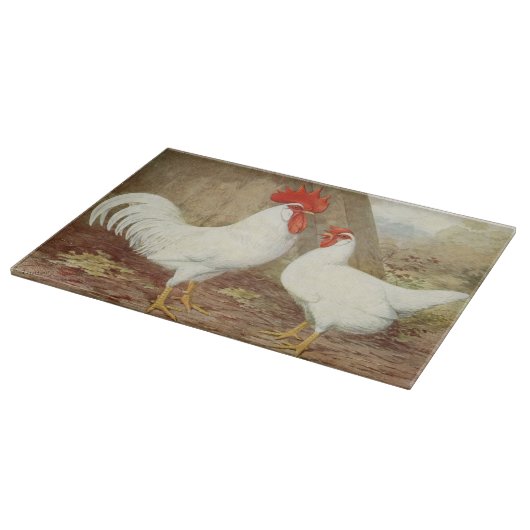 Planche À Découper Cute Coq Fermier (Coin)