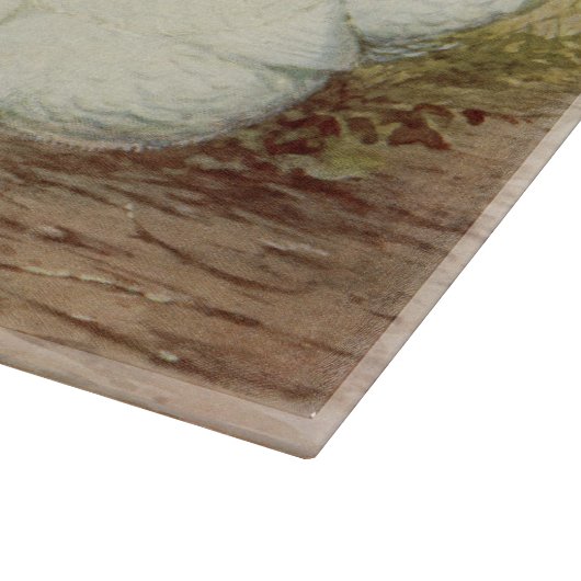 Planche À Découper Cute Coq Fermier (Coin)