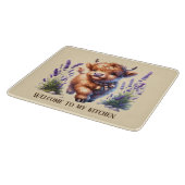 Planche À Découper Cute cow lovers kitchen welcome (Coin)