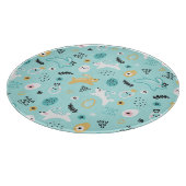 Planche À Découper Cute Easter Bunny Pattern Kawaii Rabbits Eggs  (Coin)