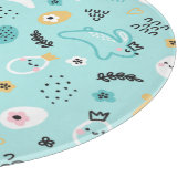 Planche À Découper Cute Easter Bunny Pattern Kawaii Rabbits Eggs  (Coin)