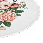 Planche À Découper Cute farm pigs heart word art  (Coin)