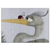 Planche À Découper Cute Heron et Ladybug (Devant)