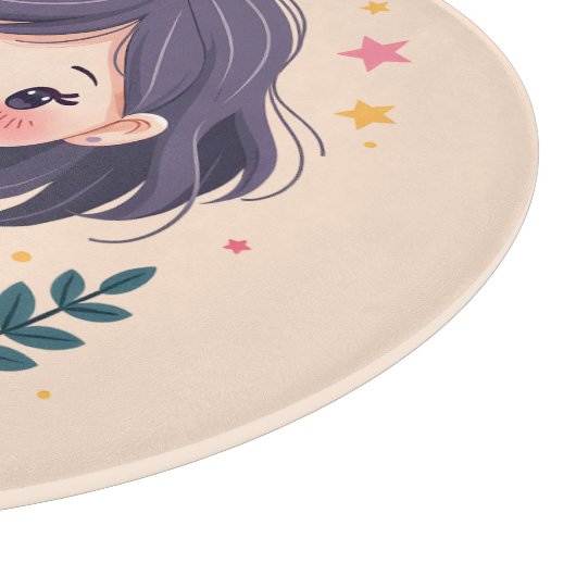 Planche À Découper Cute Kawaii "Be Kind" Illustration (Coin)