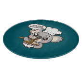 Planche À Découper Cute Koala profitant de Ramen (Coin)