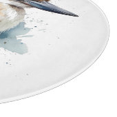 Planche À Découper Cute Kookaburra sur une branche, personnalisé (Coin)