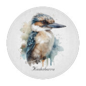 Planche À Découper Cute Kookaburra sur une branche, personnalisé (Devant)