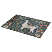 Planche À Découper Cute Llama Élégant Floral (Coin)