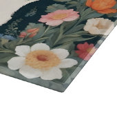Planche À Découper Cute Llama Élégant Floral (Coin)