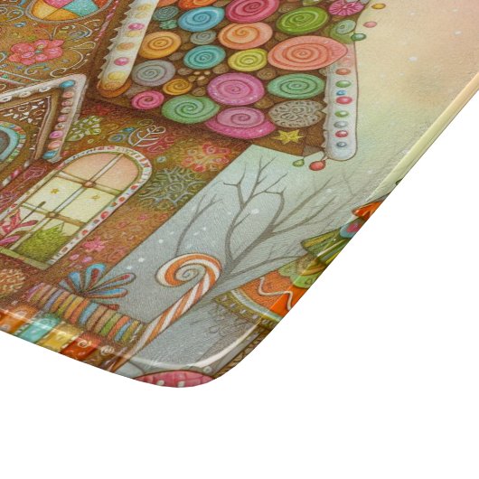 Planche À Découper Cute, maison de pain d'épices (Coin)