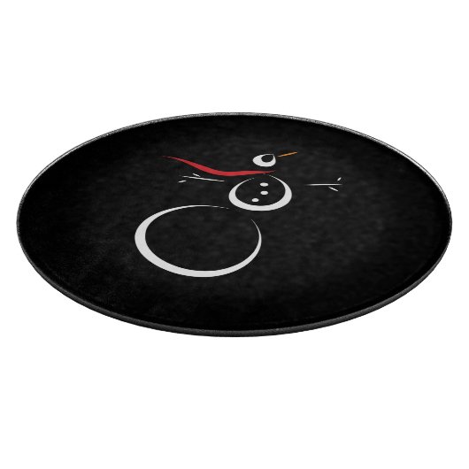 Planche À Découper Cute motoneige hiver Noir (Coin)