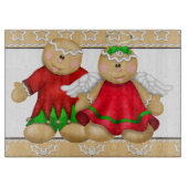 Planche À Découper Cute Noël en pain d'épices (Devant)