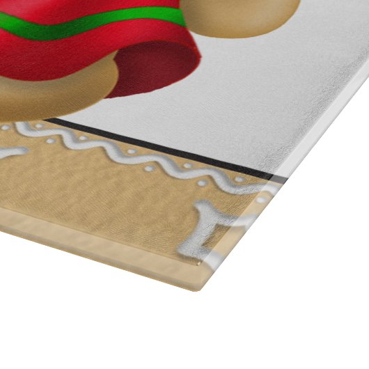 Planche À Découper Cute Noël en pain d'épices (Coin)