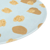 Planche À Découper Cute noix noix Motif Pastel bleu (Coin)