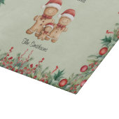 Planche À Découper Cute pain d'épices biscuit Noël de famille (Coin)