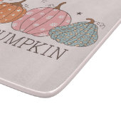 Planche À Découper Cute Pastel Hello Citrouille Verre (Coin)