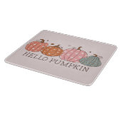 Planche À Découper Cute Pastel Hello Citrouille Verre (Coin)