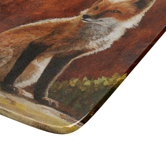 Planche À Découper Cute Red Fox (Coin)