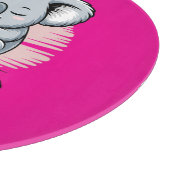 Planche À Découper Cute Sleeping Koala “Nope” Funny Cartoon (Coin)