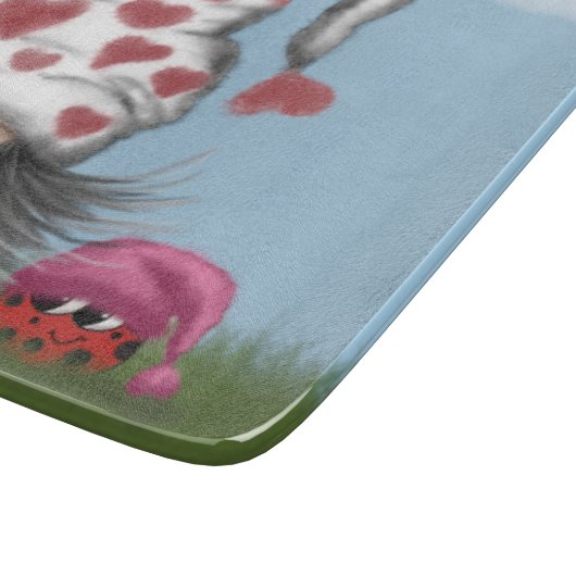 Planche À Découper Cute Valentine Gnome (Coin)