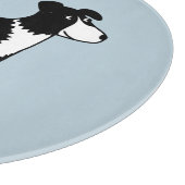 Planche À Découper Cute Welsh Border Collie Chien (Coin)