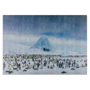 Planche À Découper Cutest Baby Animals   Emperor Penguin Colony